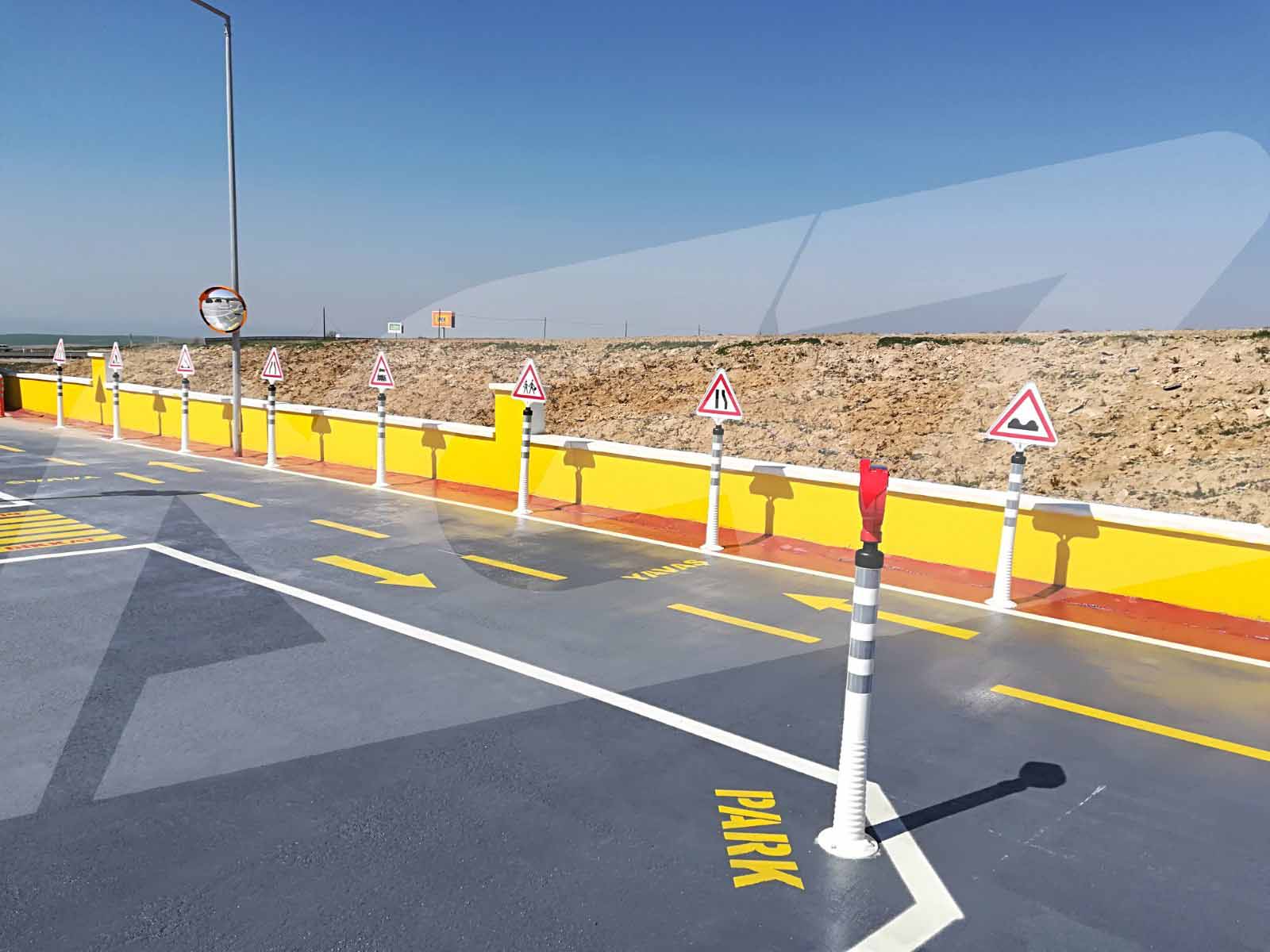 Okul Oyun ve Parkur Alan Boyama Çizgi Uygulamaları