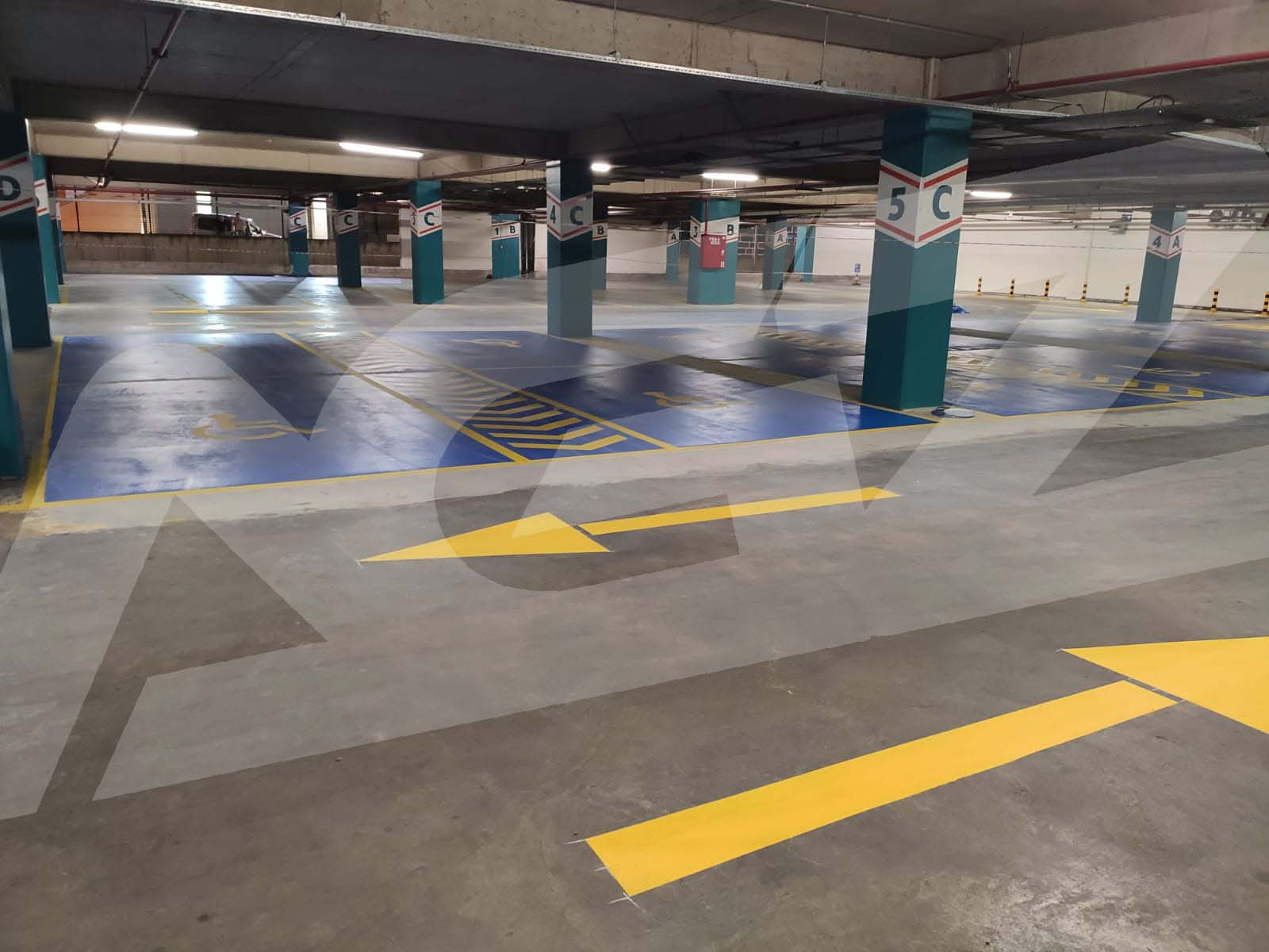 Otopark Boyama Çizgi ve Yönlendirme Uygulamaları