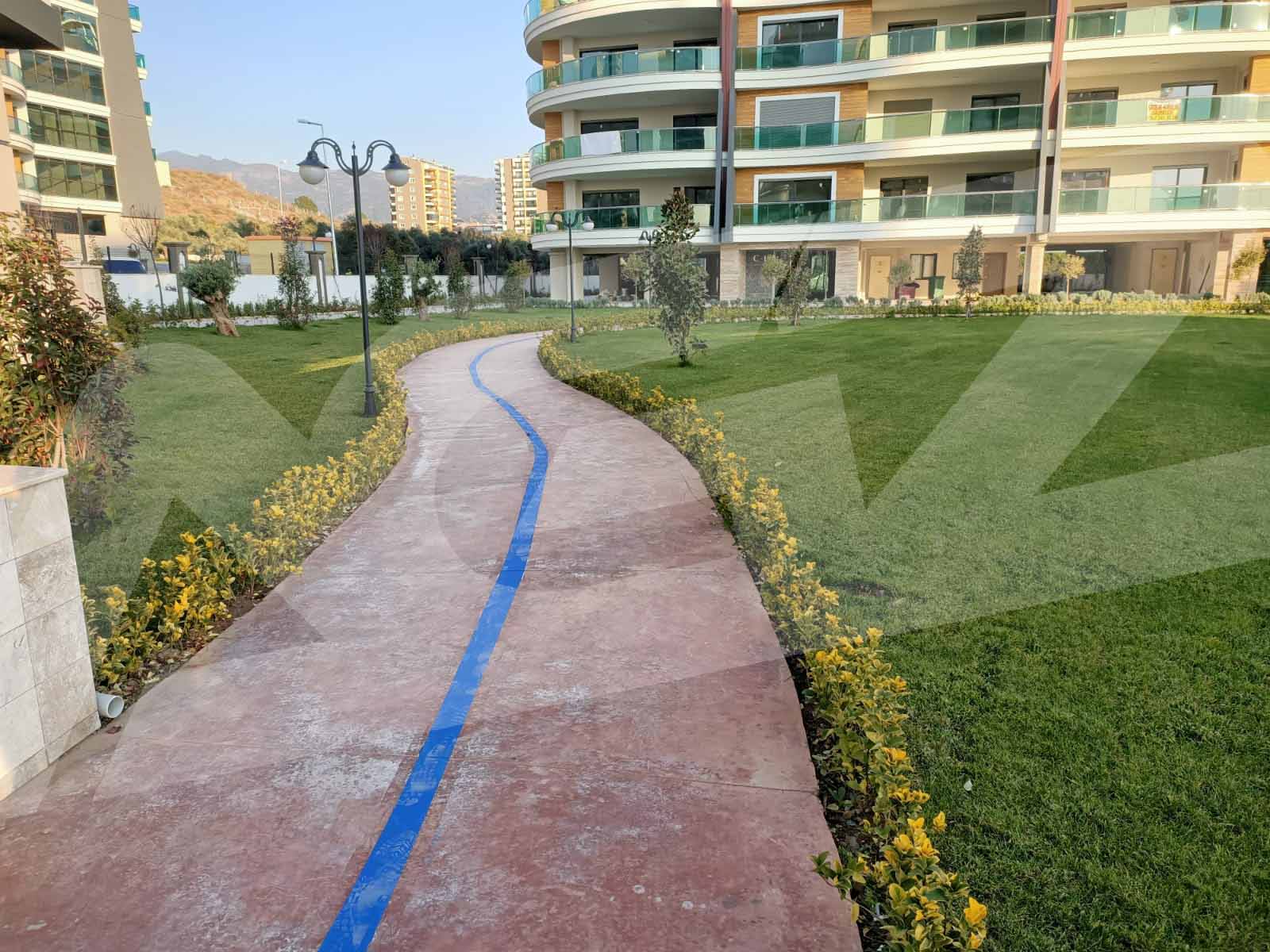 Bisiklet ve Koşu Yolu Sınır Çizgi ve Yönlendirme Uygulamaları