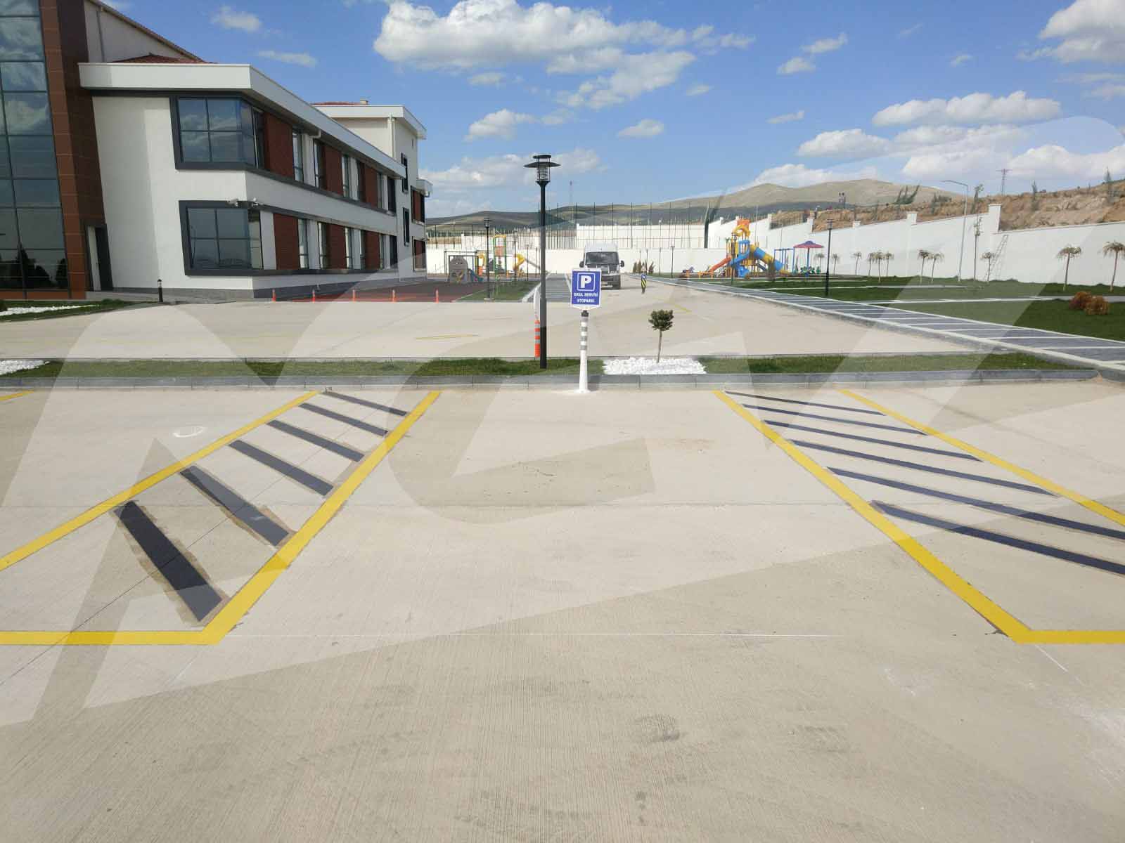 Okul Oyun ve Parkur Alan Boyama Çizgi Uygulamaları