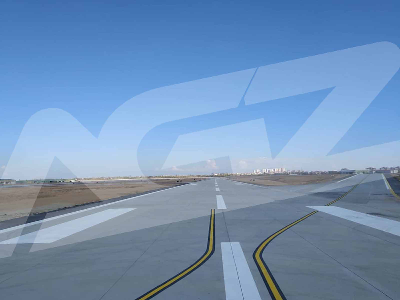 Havaalanı Pist-Apron Çizgileri ve Banket Boyama Uygulamaları