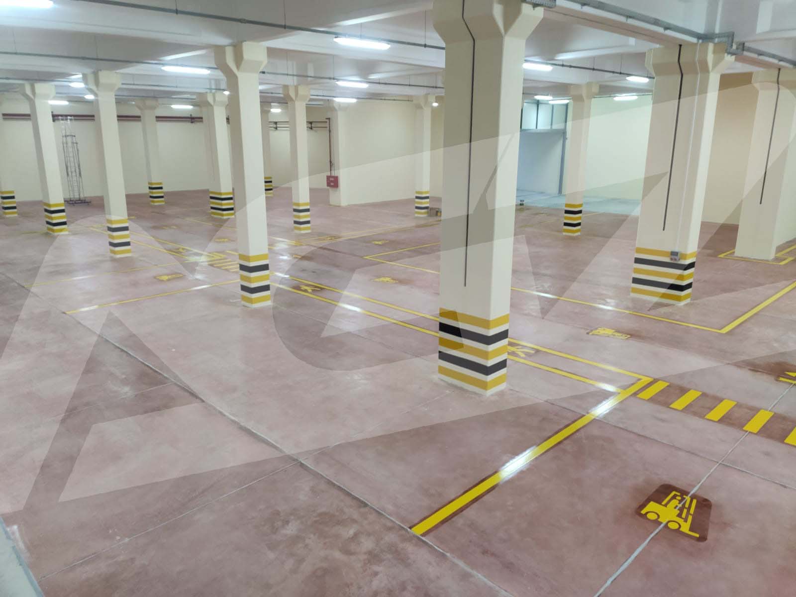  Fabrika İsg Yaya ve Forklift Yolu Çizgi Uygulamaları