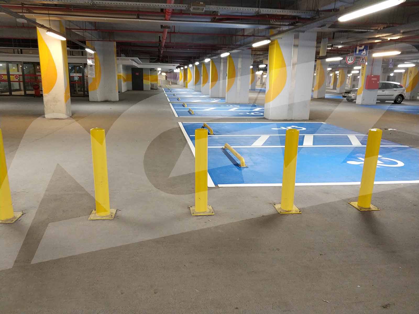 Kurum ve Sosyal Alanlarda Engelli Araç Park Alanı Boya ve Yönl. Uyg