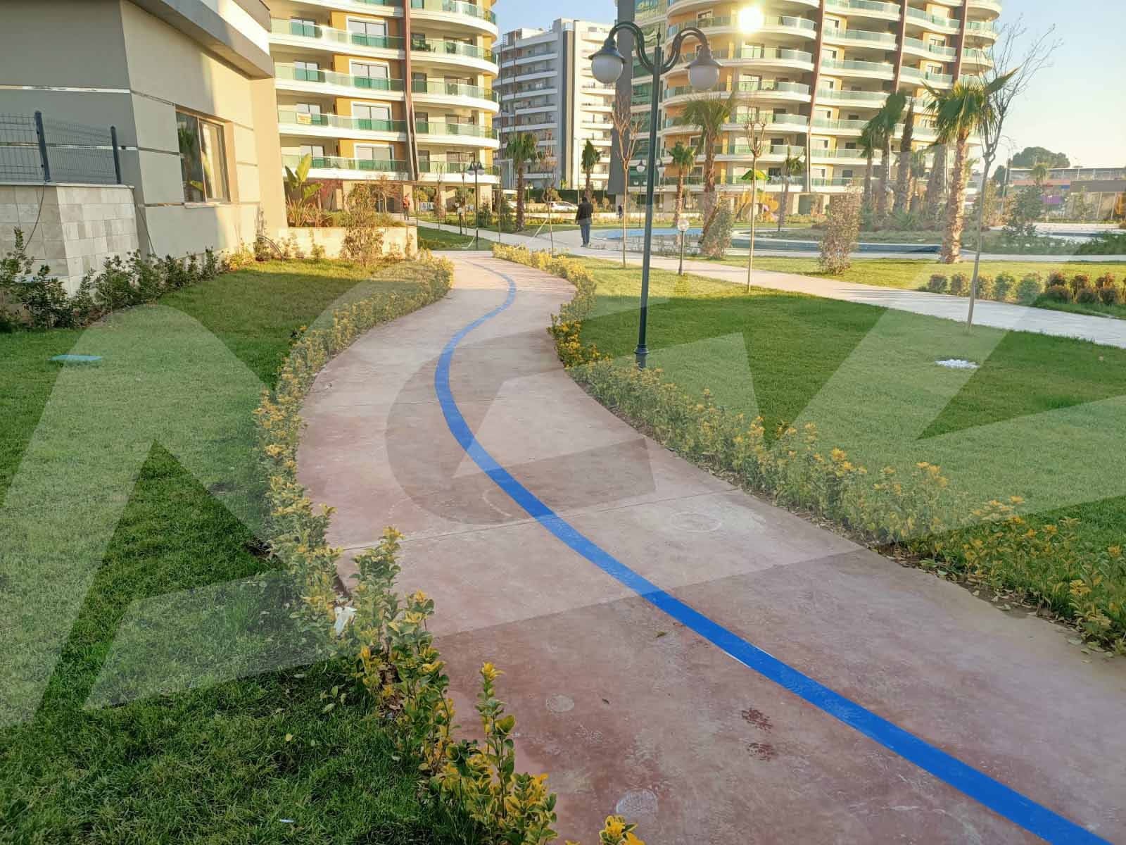 Bisiklet ve Koşu Yolu Sınır Çizgi ve Yönlendirme Uygulamaları