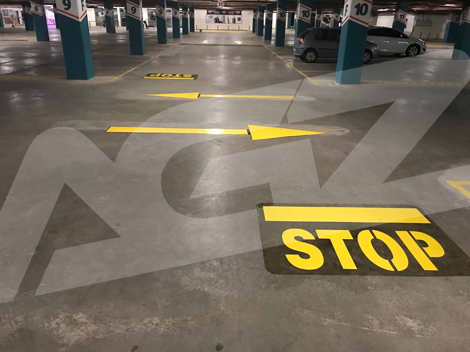 Otopark Boyama Çizgi ve Yönlendirme Uygulamaları