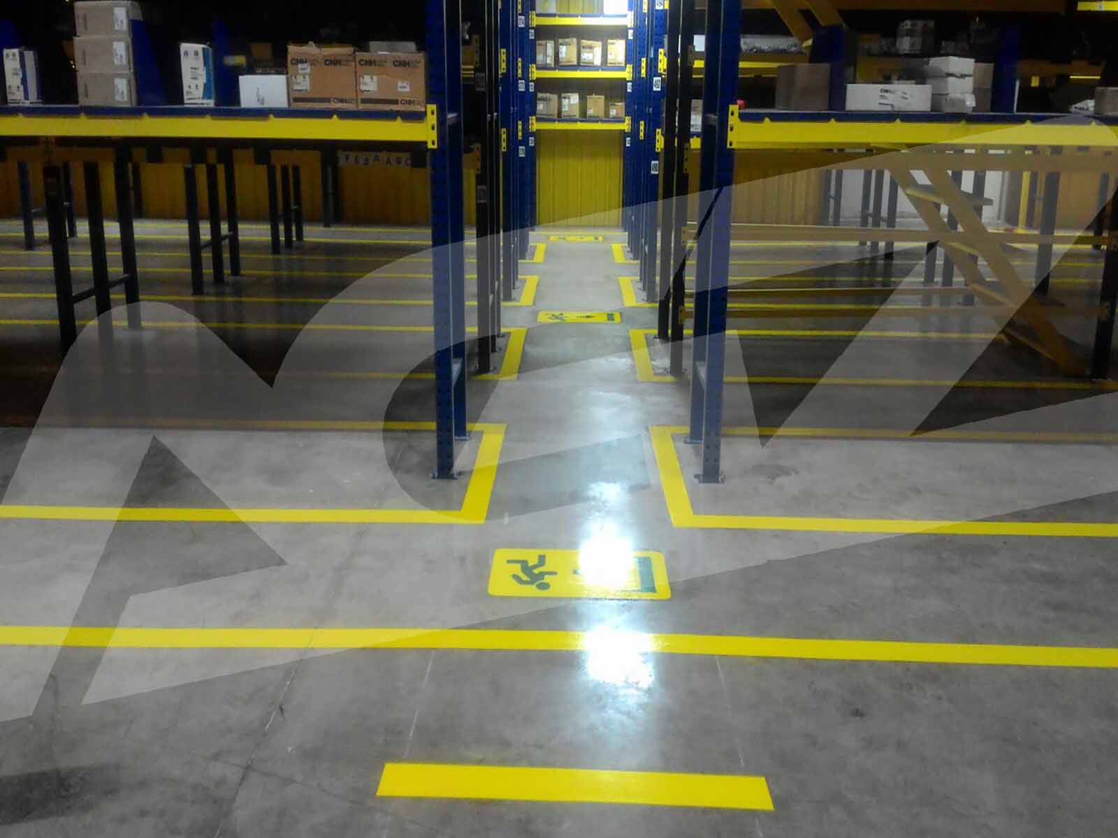  Fabrika İsg Yaya ve Forklift Yolu Çizgi Uygulamaları