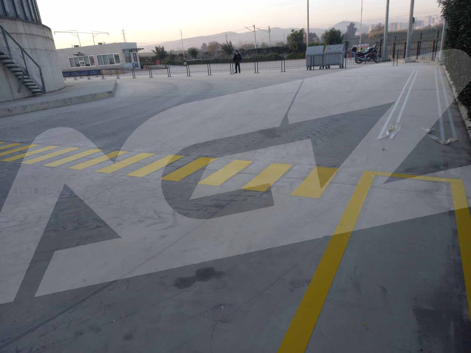 Araç Yolu Yatay Boya Yönlendirme Uygulamaları