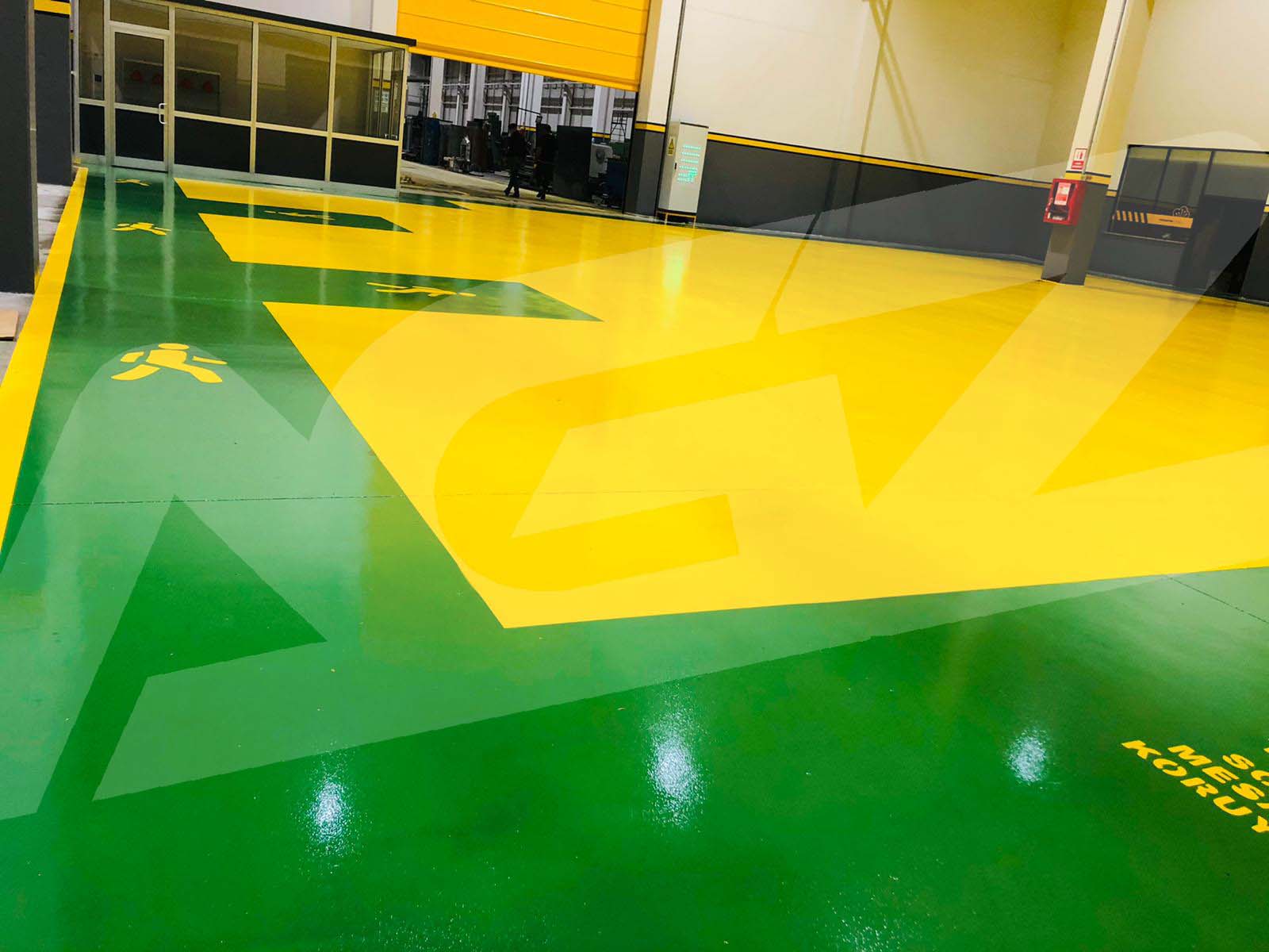 Üretim Alanlarında Beton Zemin Boyama Uygulamaları