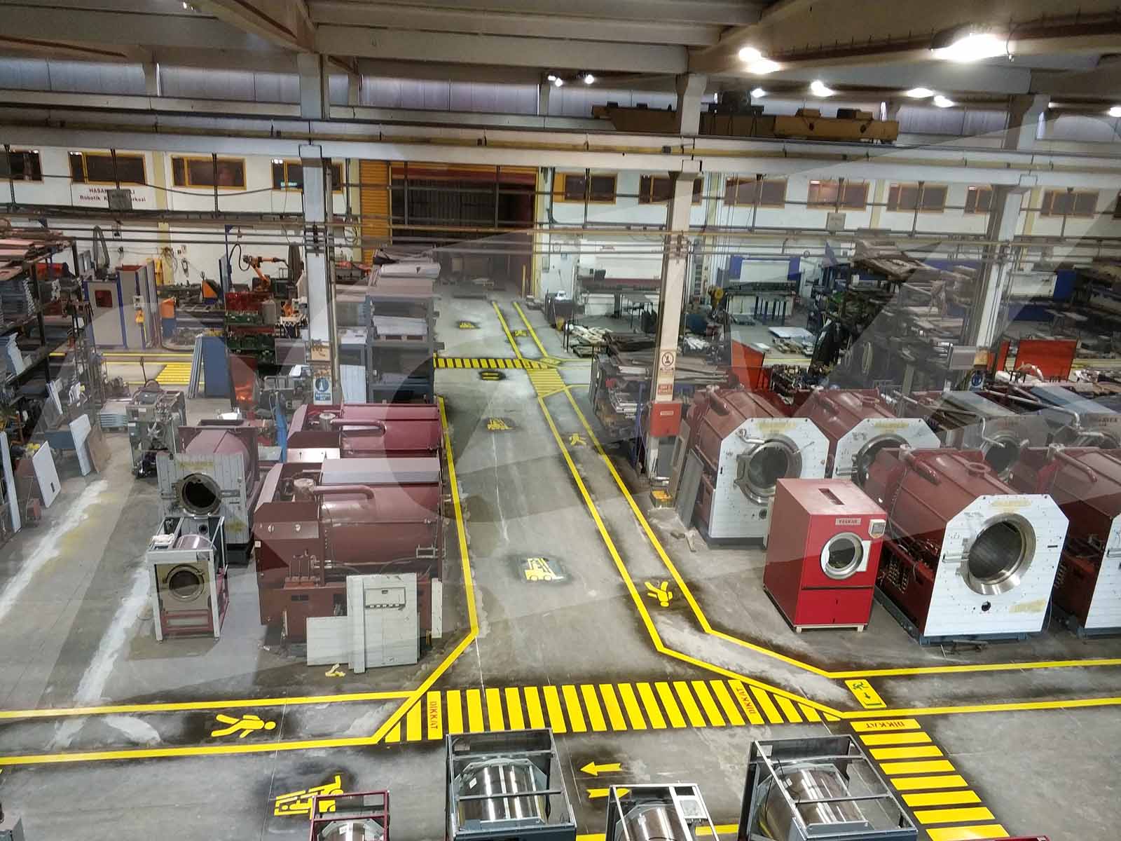  Fabrika İsg Yaya ve Forklift Yolu Çizgi Uygulamaları