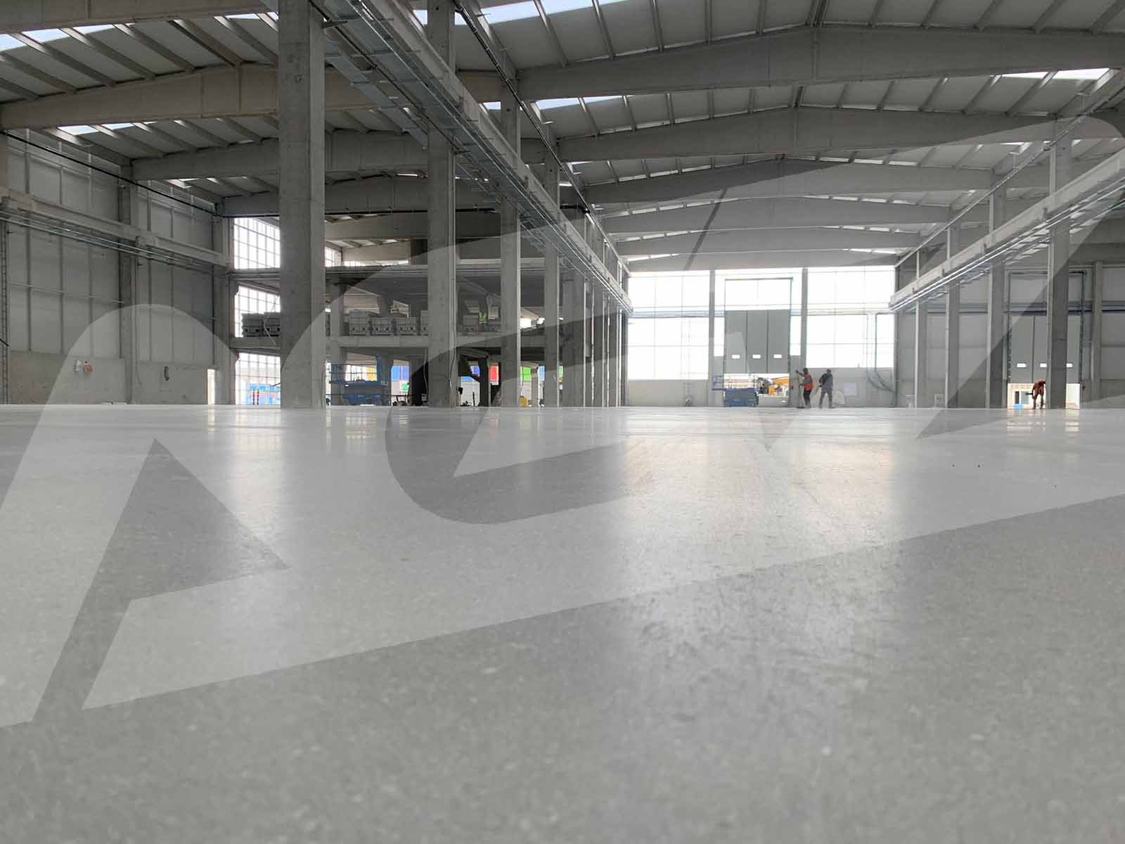 Beton Zemin Yarı Parlak Uygulama