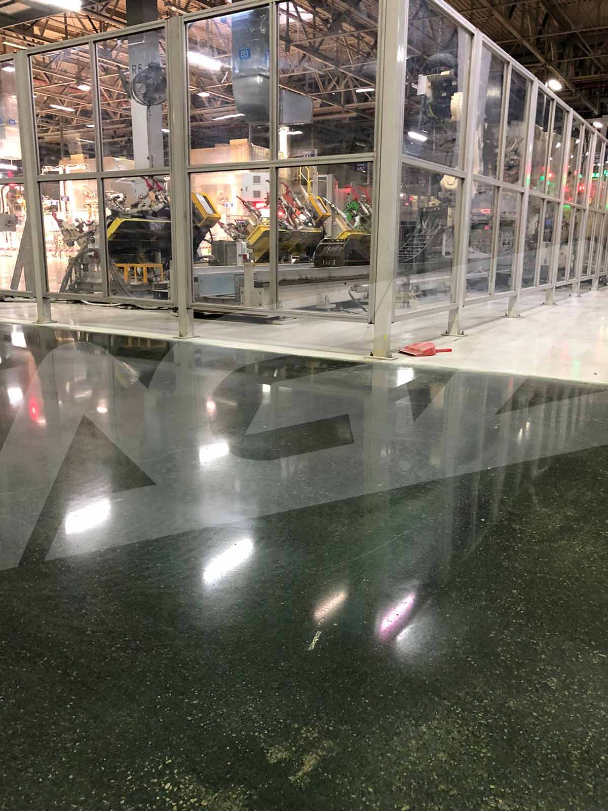 Beton Zemin Tam Parlatma Renklendirme Uygulaması