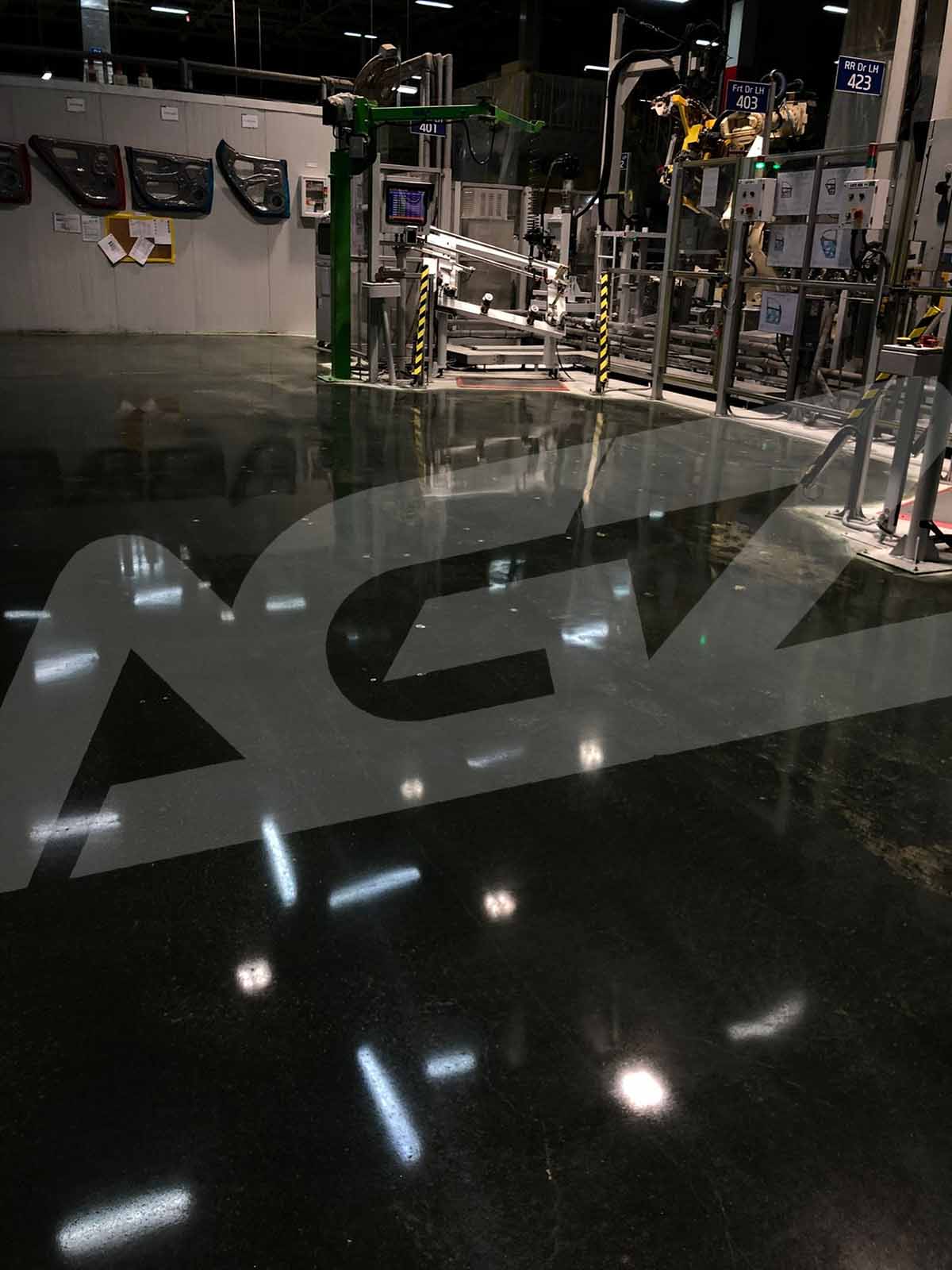 Beton Zemin Tam Parlatma Renklendirme Uygulaması