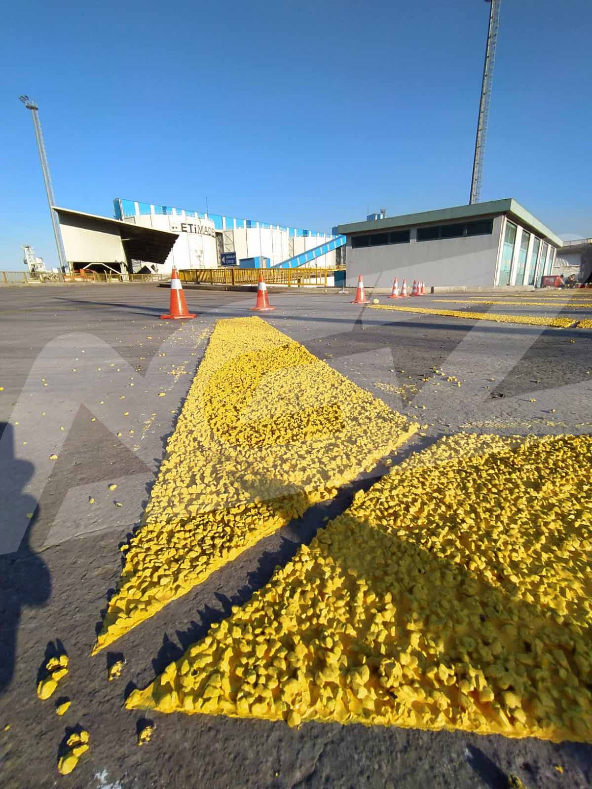 Epoksi Rampa Kumlu Kaydırmazlık Uygulaması