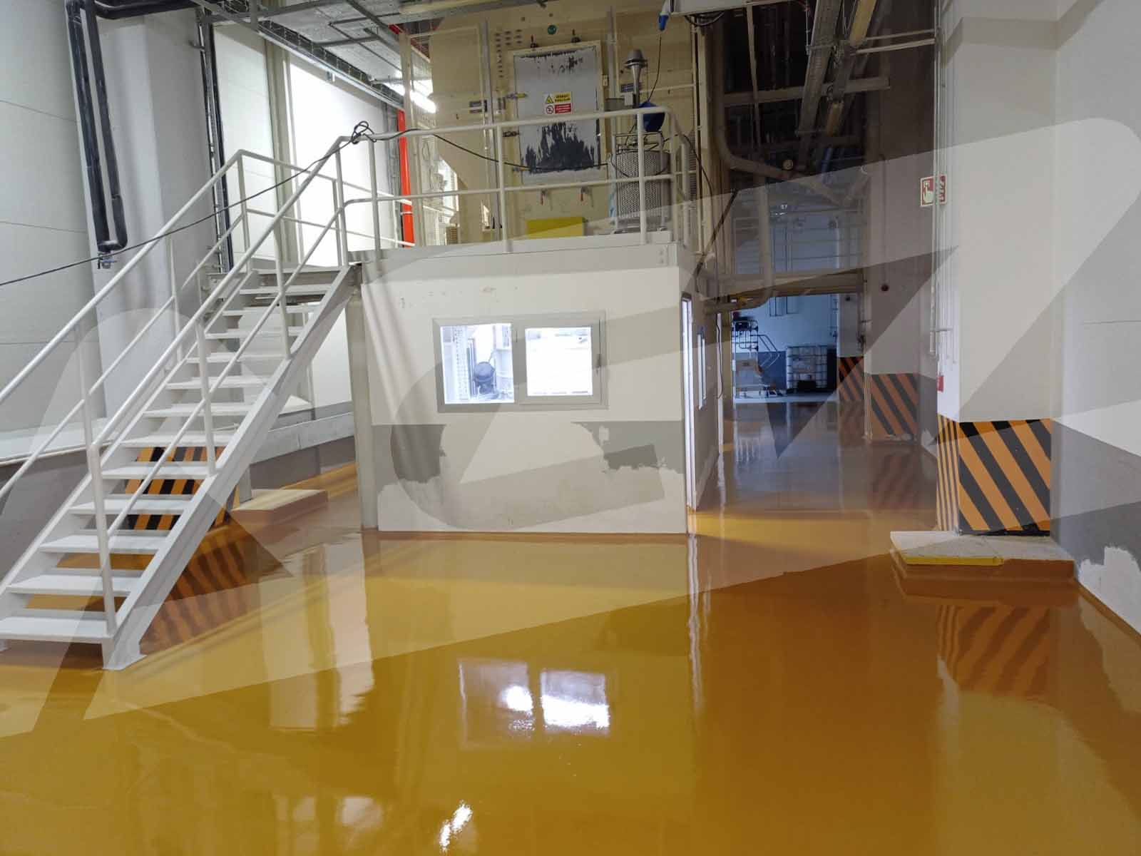 Poliüretan Beton Ucrete Yüksek Dayanımlı Zemin Uygulaması