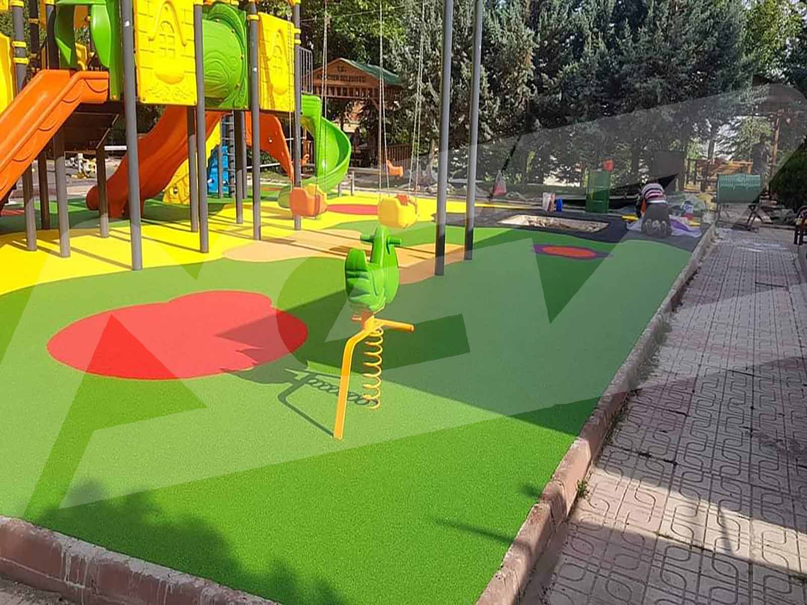 Sbr-Epdm Kauçuk Dökme Kaplama Uygulaması