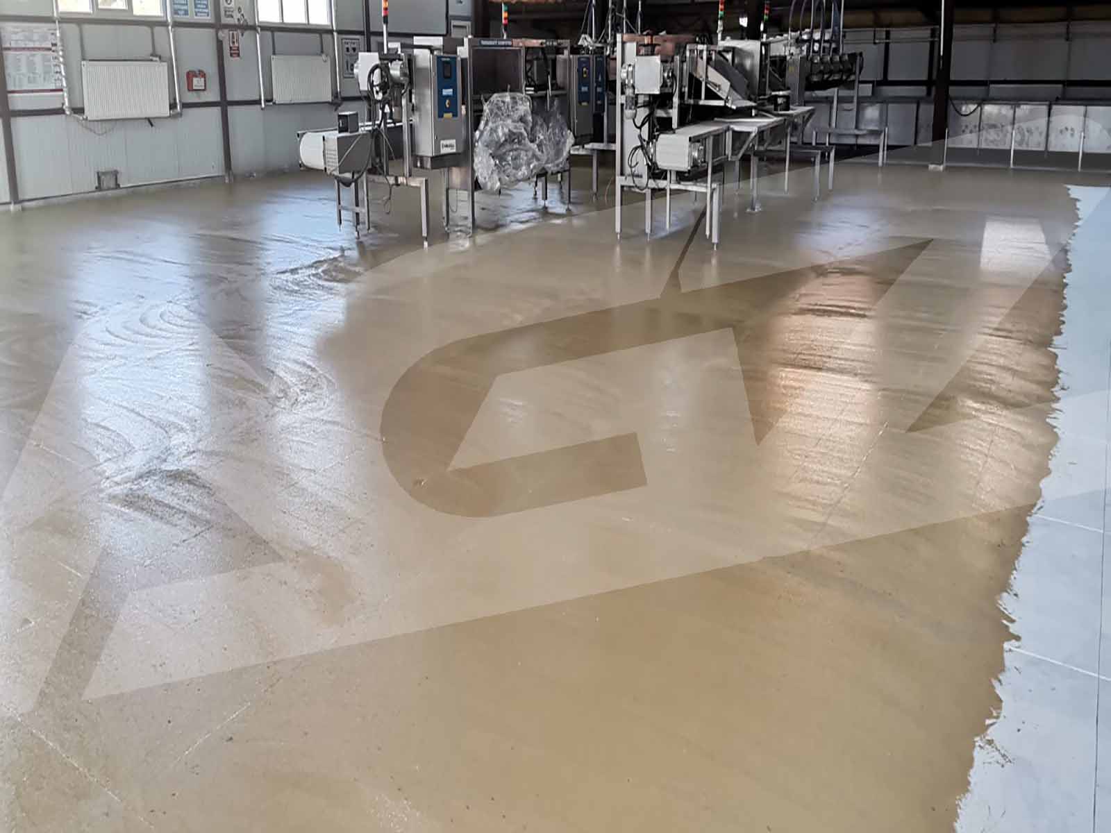 Poliüretan Beton Ucrete Yüksek Dayanımlı Zemin Uygulaması