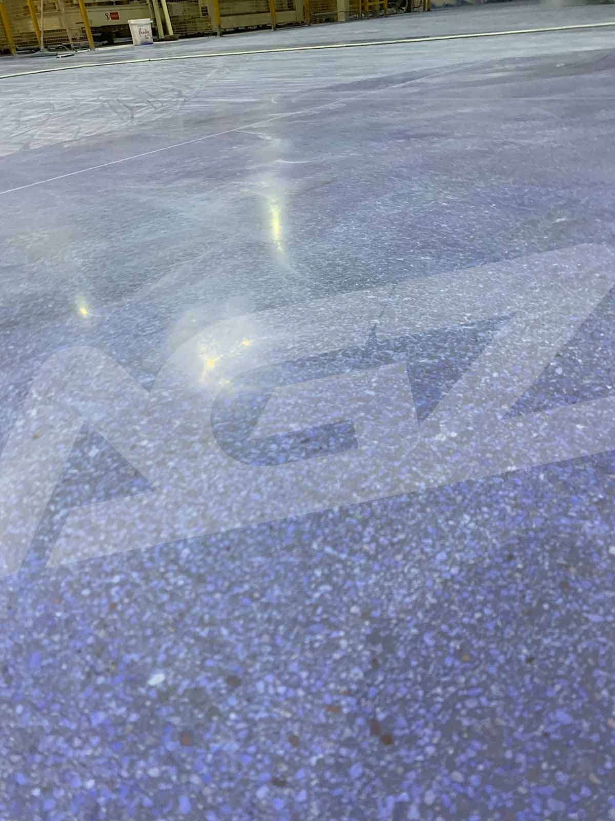 Beton Zemin Tam Parlatma Renklendirme Uygulaması