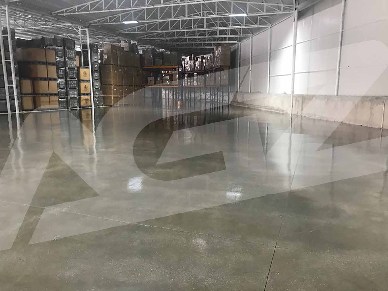 Beton Zemin Yarı Parlak Uygulama